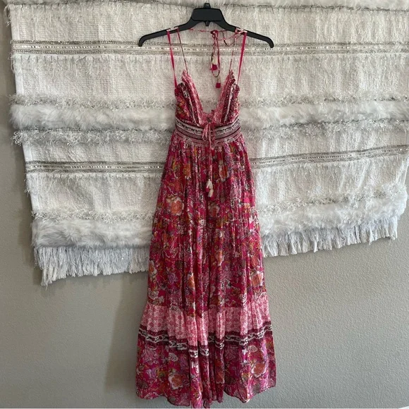 Free People Real Love Maxi Dress - Meadow Combo - Picture 4 of 11